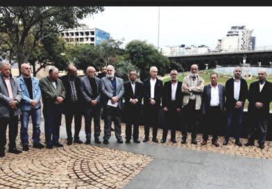 اللقاء التشاوري الوطني الفلسطيني تسليم مذكرة بأسم اللاجئين الفلسطينين في لبنان، أمام مقر الأمم المتحدة الأسكوا-بيروت